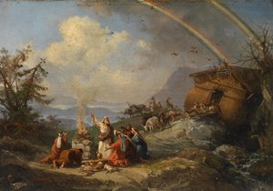 Thanksgiving efter at have forladt Noahs Ark